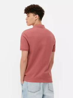 Primark Topy I T-Shirty|Garnitury I Eleganckie Ubrania<Koszulka polo z piki z krótkim rękawem