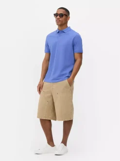 Primark Garnitury I Eleganckie Ubrania|Topy I T-Shirty<Koszulka polo z piki z krótkim rękawem