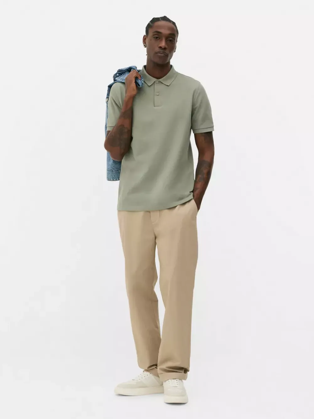 Primark Garnitury I Eleganckie Ubrania|Topy I T-Shirty<Koszulka polo z piki z krótkim rękawem