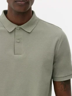 Primark Garnitury I Eleganckie Ubrania|Topy I T-Shirty<Koszulka polo z piki z krótkim rękawem