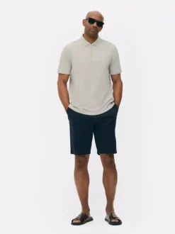 Primark Garnitury I Eleganckie Ubrania|Topy I T-Shirty<Koszulka polo z tkaniny seersucker