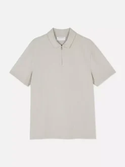 Primark Garnitury I Eleganckie Ubrania|Topy I T-Shirty<Koszulka polo z tkaniny seersucker