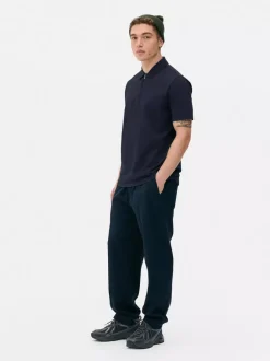 Primark Garnitury I Eleganckie Ubrania|Topy I T-Shirty<Koszulka polo z tkaniny seersucker