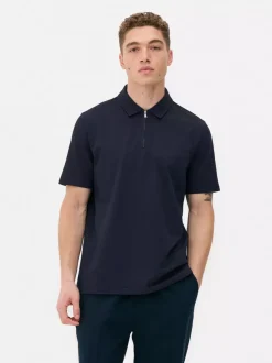 Primark Garnitury I Eleganckie Ubrania|Topy I T-Shirty<Koszulka polo z tkaniny seersucker