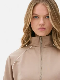 Primark Odzież Domowa I Na Siłownię|Bluzy<Koszulka sportowa z zapięciem na zamek