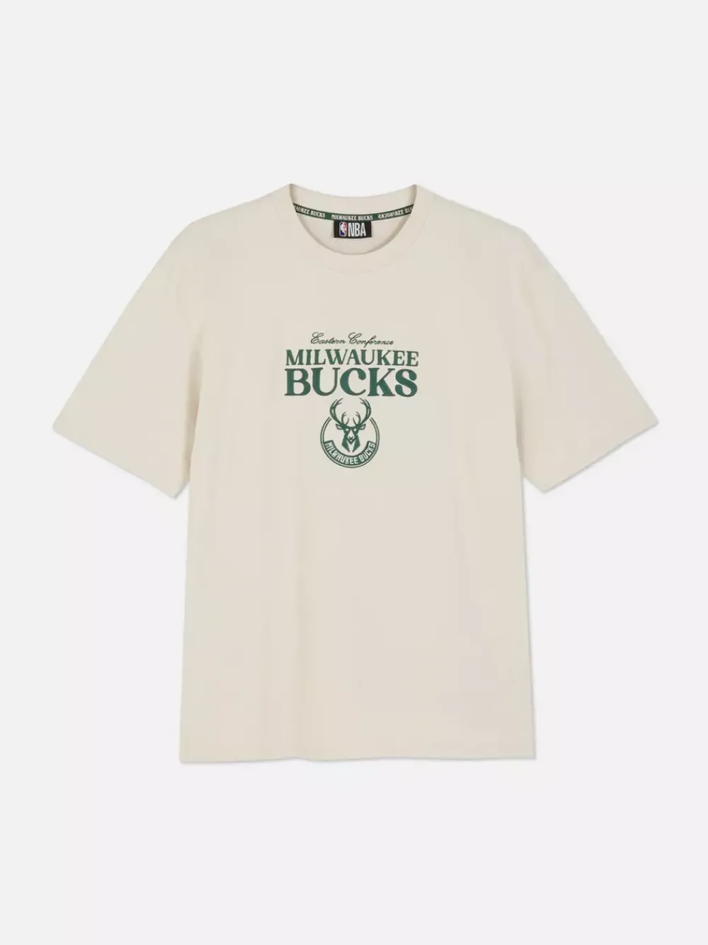 Primark Topy I T-Shirty|Topy I T-Shirty<Koszulka z motywem drużyny NBA Milwaukee Bucks