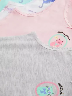 Dzieci Primark Bielizna<Koszulki bez rękawów z motywem kotów, 4 szt.