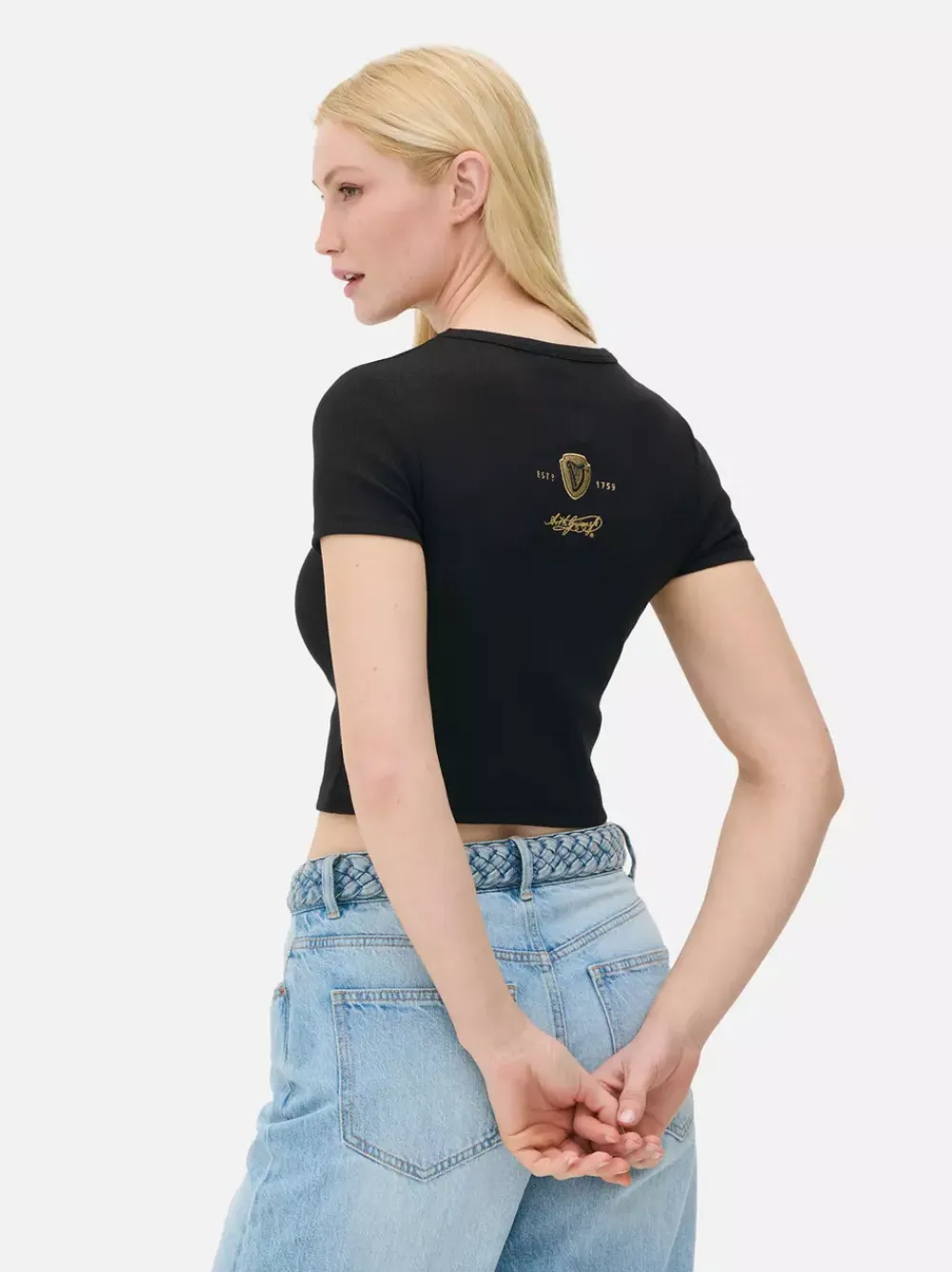 Primark Topy I T-Shirty<Krótka koszulka z logo Guinnessa