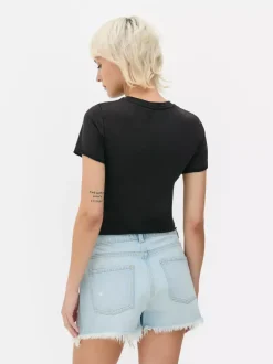 Primark Topy I T-Shirty<Krótka koszulka z nadrukiem Kurta Cobaina