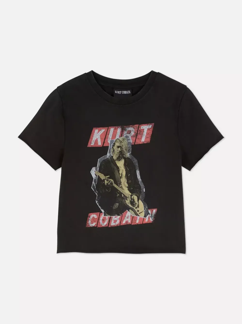 Primark Topy I T-Shirty<Krótka koszulka z nadrukiem Kurta Cobaina