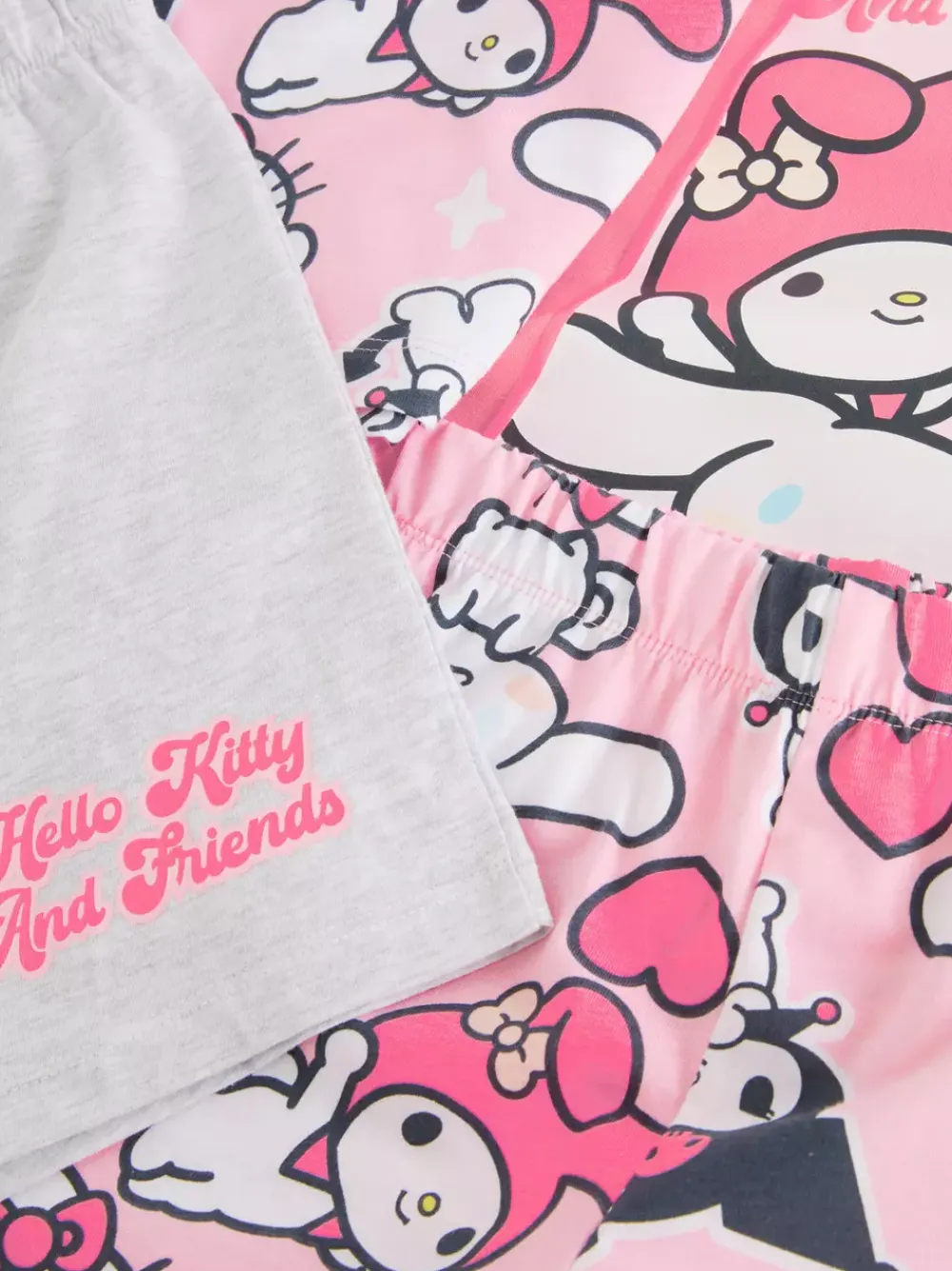 Dzieci Primark Piżamy I Bielizna Nocna<Krótka piżama z motywem Hello Kitty, 2 komplety