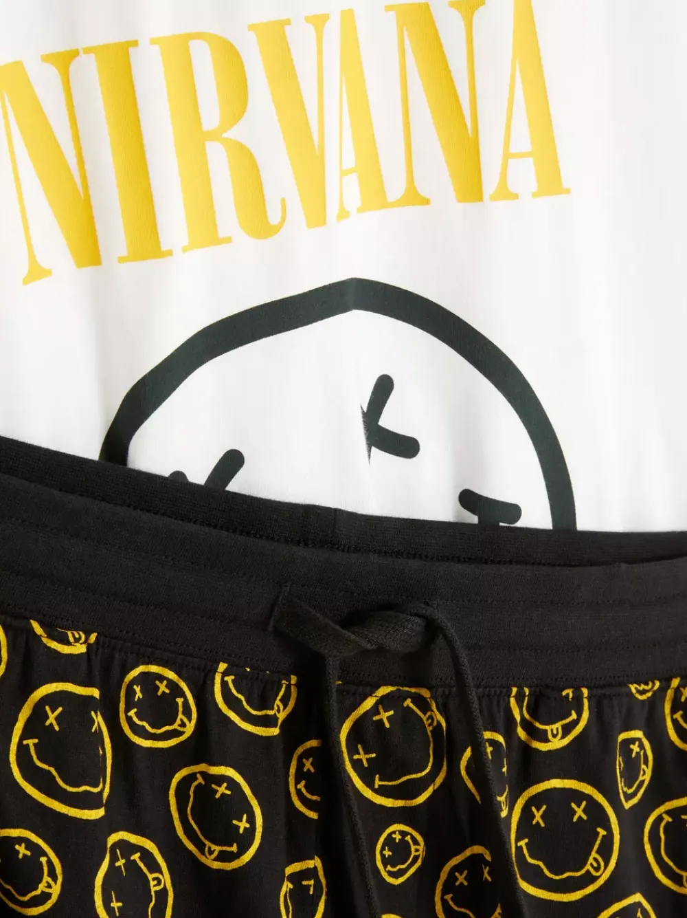 Primark Piżamy<Krótka piżama z motywem Nirvany