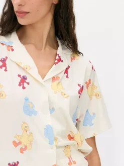 Primark Spodnie Od Piżamy<Krótka piżama z motywem Ulicy Sezamkowej