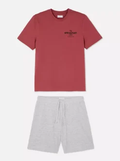 Primark Piżamy<Krótka piżama z napisem Breakfast Club