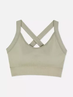 Primark Odzież Domowa I Na Siłownię|Topy I T-Shirty<Krótki bezszwowy top na siłownię