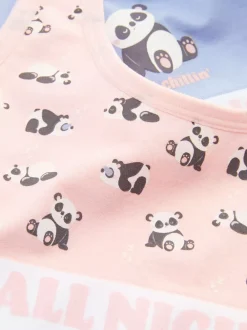 Dzieci Primark Bielizna<Krótkie koszulki na ramiączkach z napisem, 2 szt.