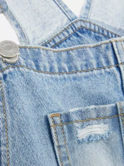 Primark Kombinezony<Krótkie ogrodniczki jeansowe
