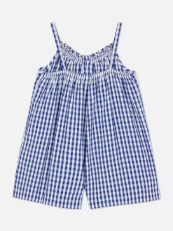 Dzieci Primark Kombinezony<Krótki kombinezon w kratkę vichy