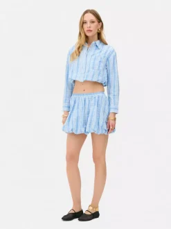 Primark Koszule I Bluzki<Krótki top z marszczonym obszyciem Rita Ora