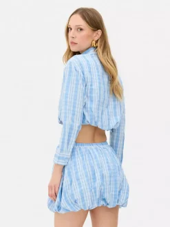 Primark Koszule I Bluzki<Krótki top z marszczonym obszyciem Rita Ora