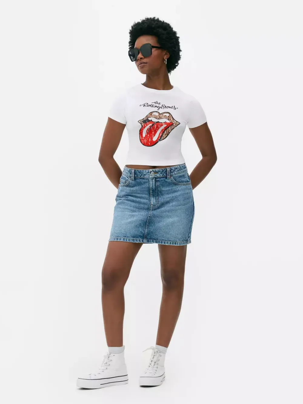 Primark Topy I T-Shirty<Krótki T-shirt The Rolling Stones