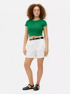 Primark Topy I T-Shirty<Krótki T-shirt w paski