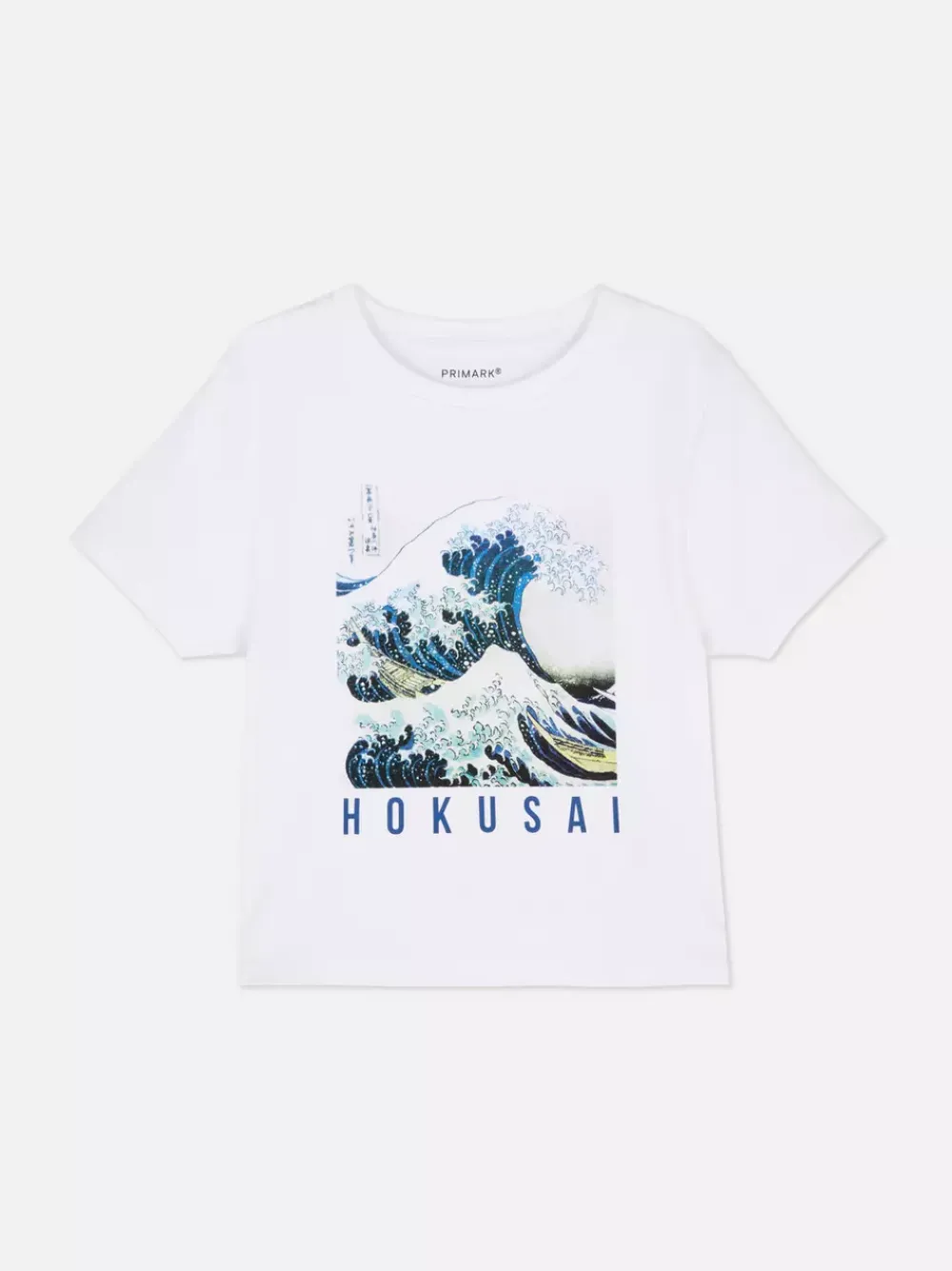 Primark Topy I T-Shirty<Krótki T-shirt z motywem Wielkiej Fali autorstwa Hokusaia