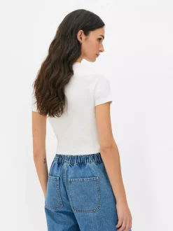 Primark Topy I T-Shirty<Krótki T-shirt z napisem Pivot z serialu Przyjaciele
