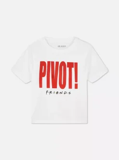Primark Topy I T-Shirty<Krótki T-shirt z napisem Pivot z serialu Przyjaciele