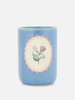 Primark Akcesoria Łazienkowe<Kubek ceramiczny w kwiaty