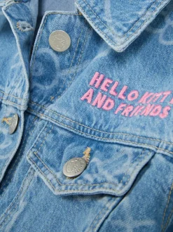 Dzieci Primark Płaszcze I Kurtki<Kurtka jeansowa z motywem Hello Kitty i przyjaciół