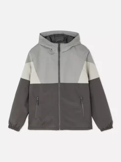 Primark Płaszcze I Kurtki<Kurtka z kapturem w bloki kolorystyczne