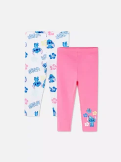 Primark Spodnie I Legginsy<Legginsy z grafiką Sticha Disneya, 2 pary