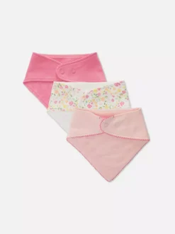 Dzieci Primark Karmienie I Odstawianie Od Piersi<Śliniaki bandany z zapięciem na zatrzaski, 3 szt.