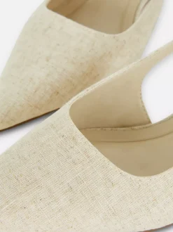 Primark Szpilki<Lniane czółenka z tylnym paskiem