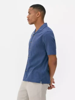 Primark Garnitury I Eleganckie Ubrania|Koszule<Lniany T-shirt z krótkim rękawem, część zestawu