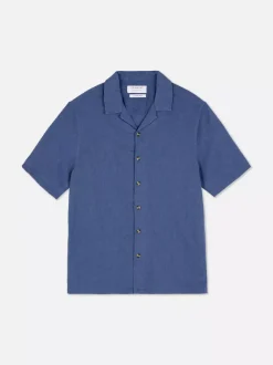 Primark Garnitury I Eleganckie Ubrania|Koszule<Lniany T-shirt z krótkim rękawem, część zestawu