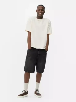Primark Szorty<Luźne spodenki jeansowe