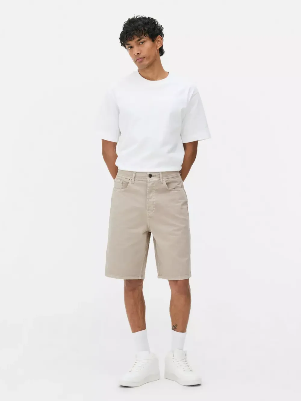 Primark Szorty<Luźne spodenki jeansowe