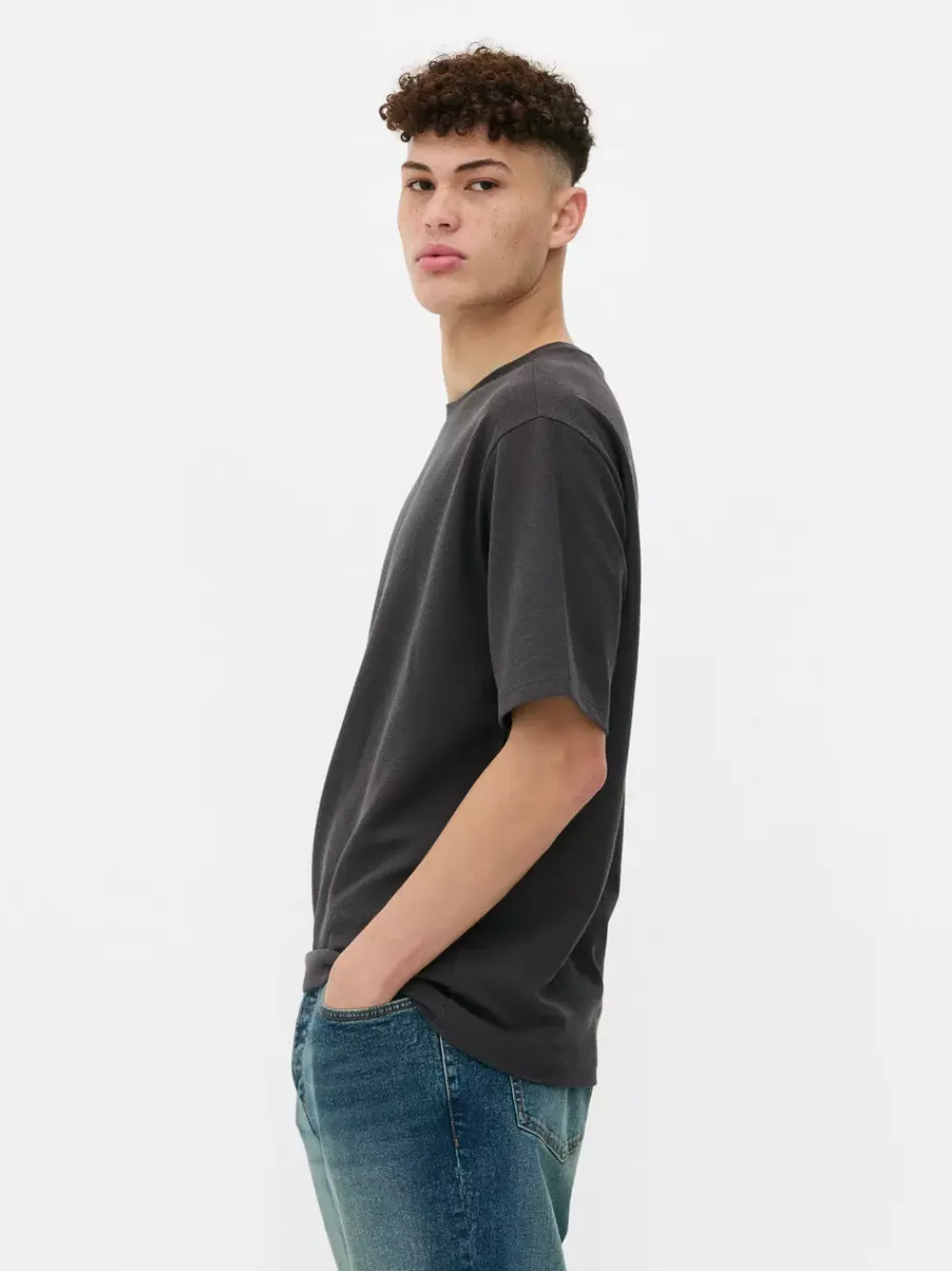 Primark Topy I T-Shirty<Luźny T-Shirt z teksturowanej dzianiny