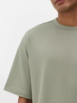 Primark Topy I T-Shirty<Luźny T-shirt z tkaniny seersucker