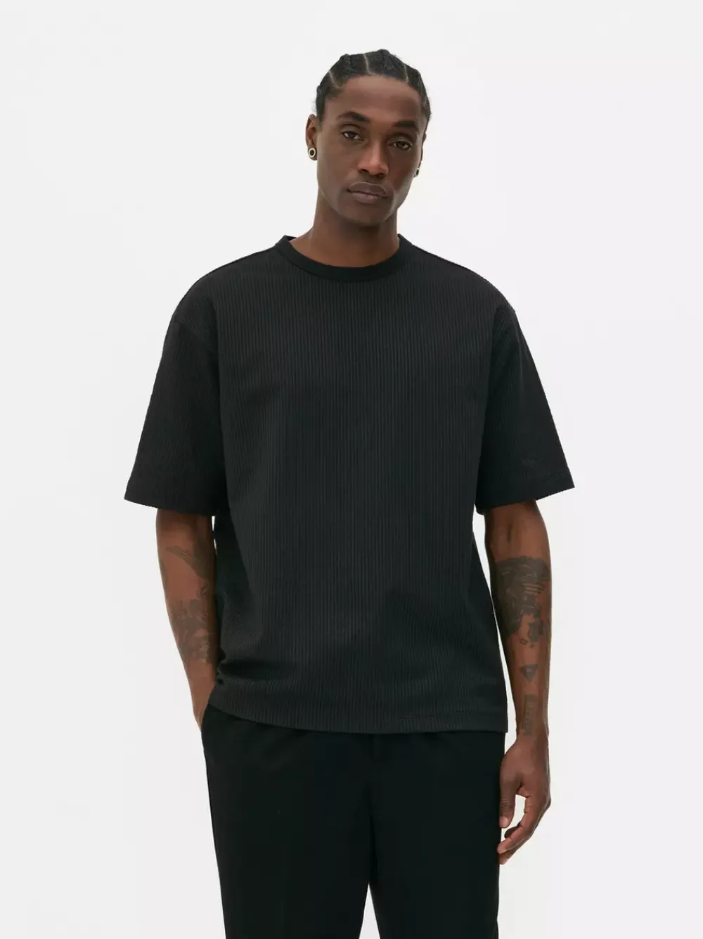Primark Topy I T-Shirty<Luźny T-shirt z tkaniny seersucker