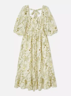 Primark Sukienki<Marszczona sukienka maxi w kwiaty