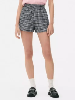 Primark Szorty<Marszczone szorty z nadrukiem