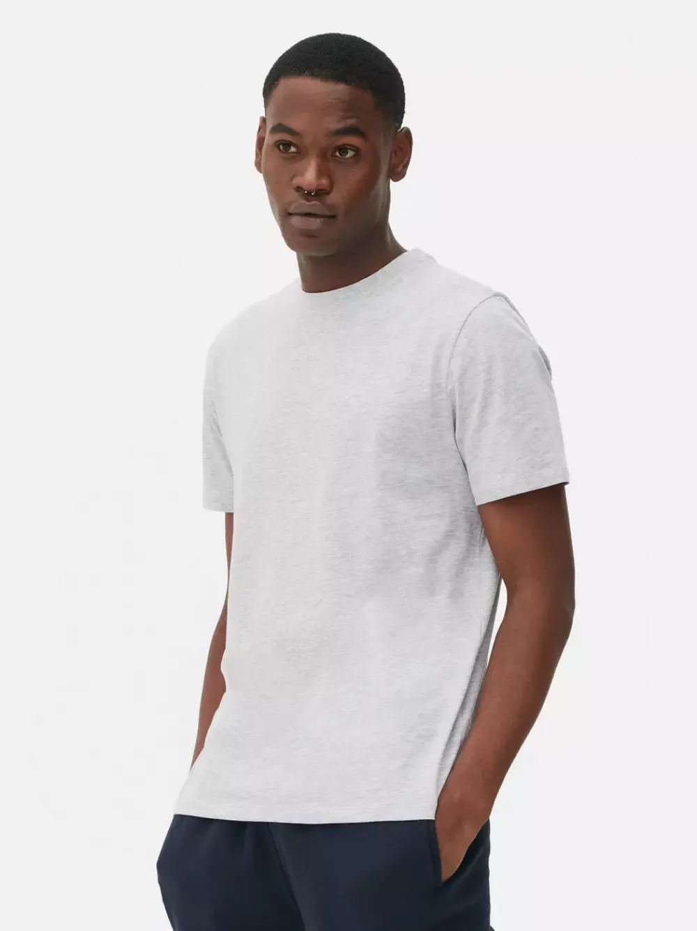 Primark Topy I T-Shirty<Melanżowy T-shirt o regularnym kroju