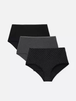 Damskie Primark Majtki Damskie<Menstruacyjne figi z wysokim stanem, 3 pary
