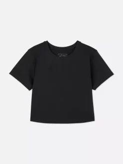 Primark Odzież Domowa I Na Siłownię|Topy I T-Shirty<Miękki T-shirt o skróconym kroju