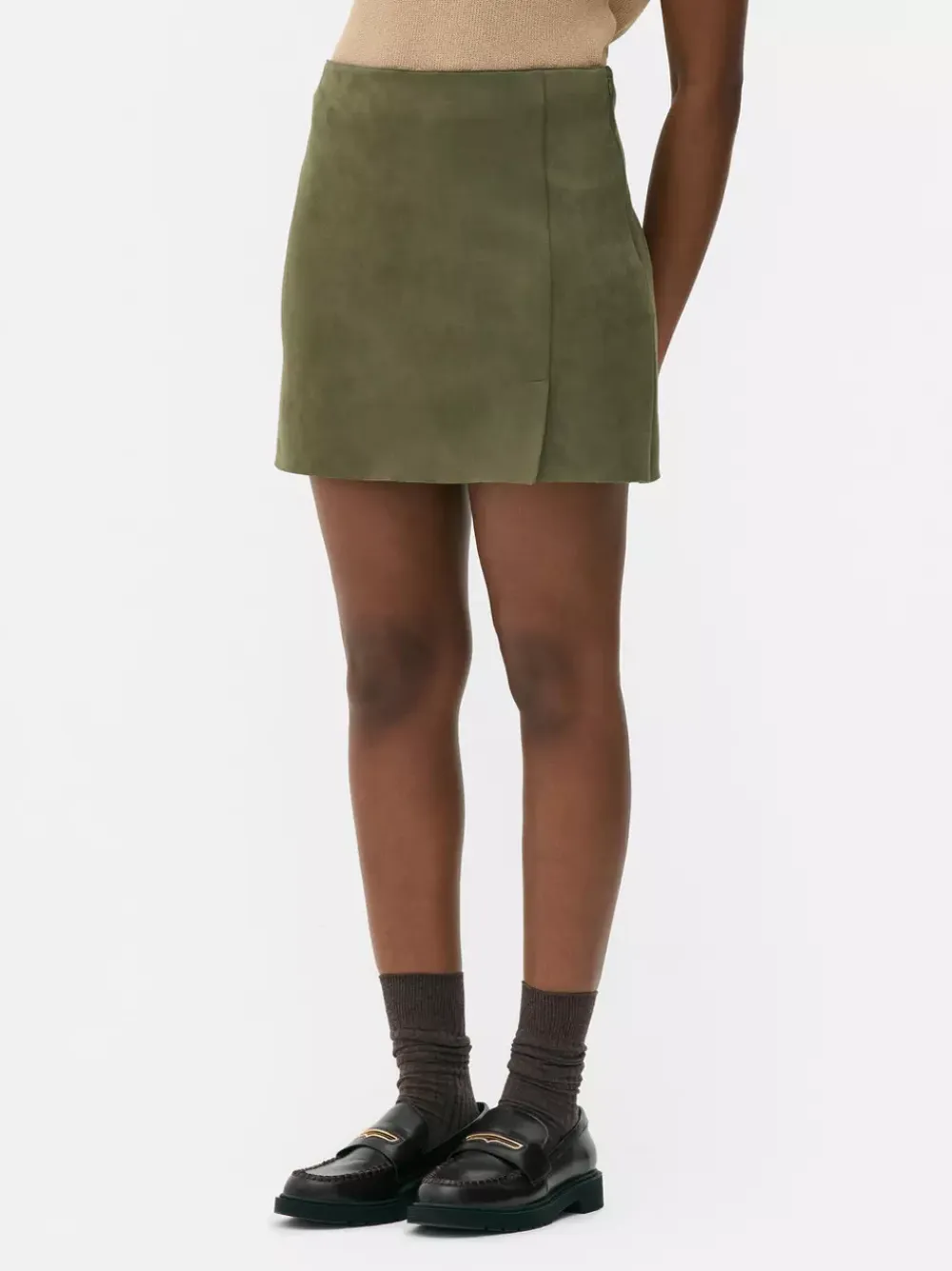 Primark Spódnice<Minispódniczka ze sztucznego zamszu
