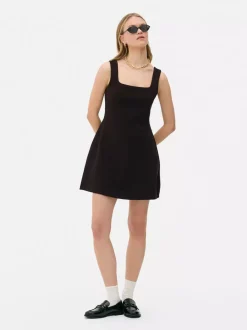 Primark Sukienki<Minisukienka na ramiączkach z kwadratowym dekoltem