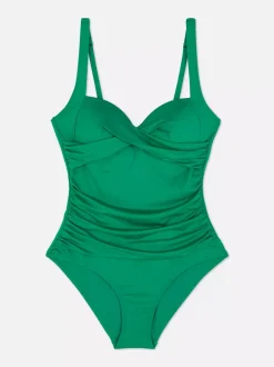 Primark Stroje Kąpielowe I Plażowe<Modelujący strój kąpielowy z marszczonym wzorem